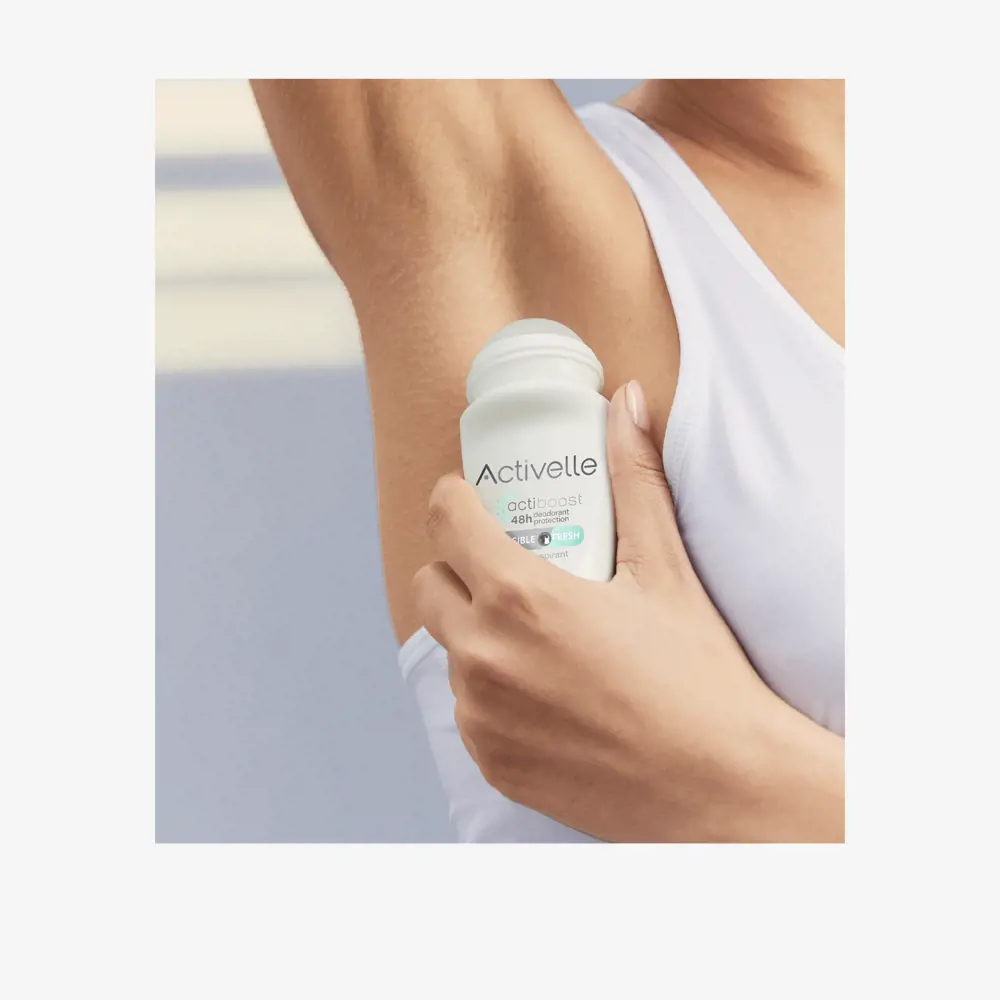 Desodorante Antitranspirante en Roll-On Frescura Invisible Antimanchas Activelle